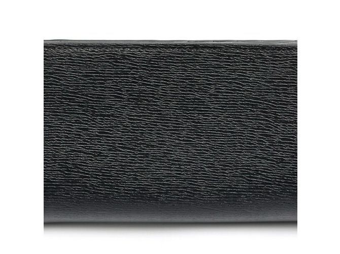 Billetera de cuero plegable Gucci Negro - vista 2
