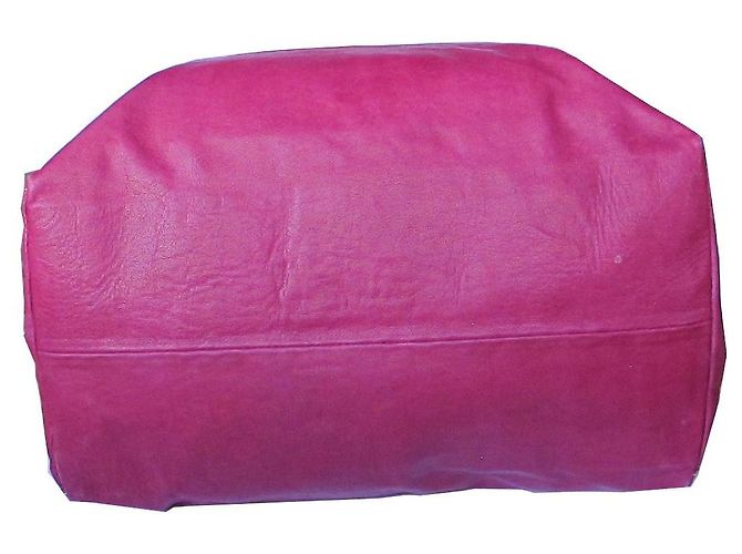 Autre Marque Borsa a spalla Ghibli in pelle avorio e fucsia Bianco Fuschia - vista 8