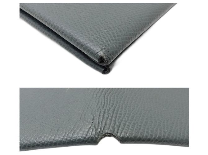 Monedero Hermès en Verde Verde claro - vista 4