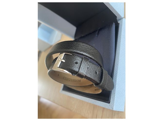 Prada Doppelwickelarmband Schwarz - Ansicht 4