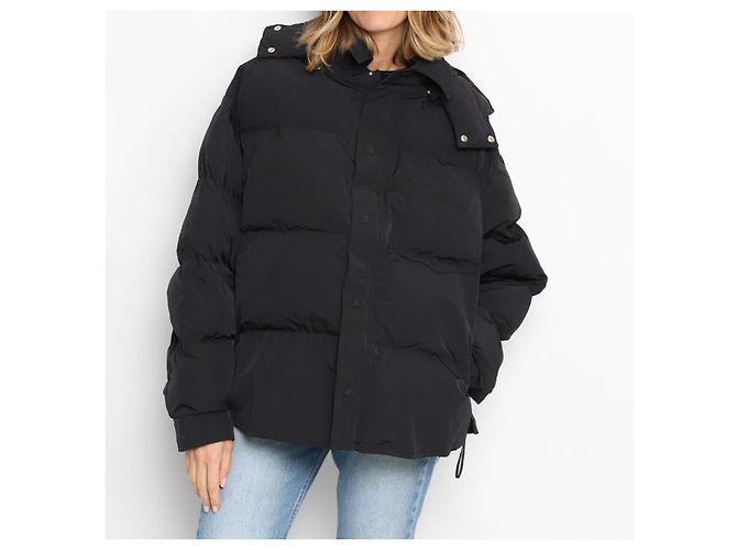Jacquemus 40 Daunenjacke Schwarz - Ansicht 3