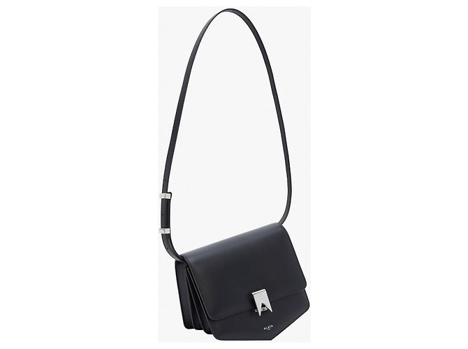 Borsa Alaïa Papa in pelle nera Nero - vista 2