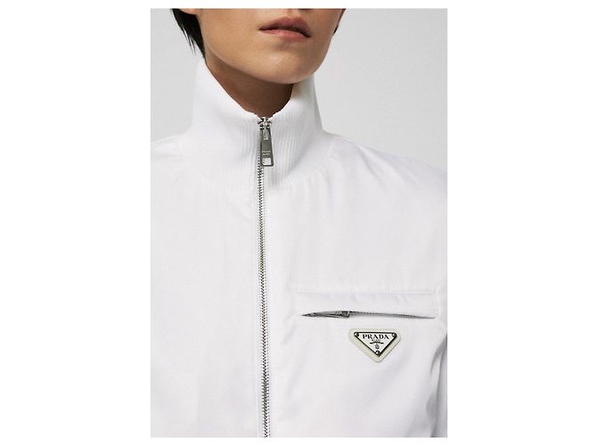 Prada x Adidas Jacke 42 Weiß - Ansicht 4