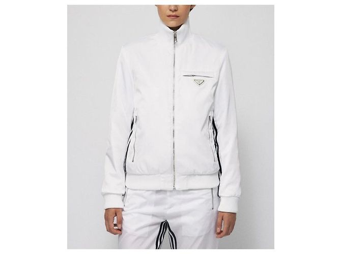 Prada x Adidas Jacke 42 Weiß - Ansicht 6