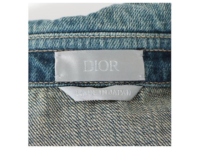 Giacca in denim Dior blu - vista 10