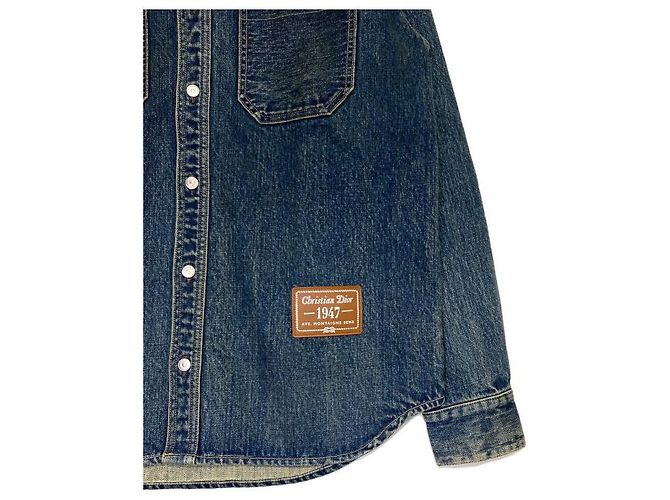 Giacca in denim Dior blu - vista 5