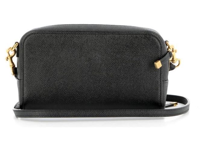 Borsa Dior Caro in pelle caviar nera Nero - vista 6