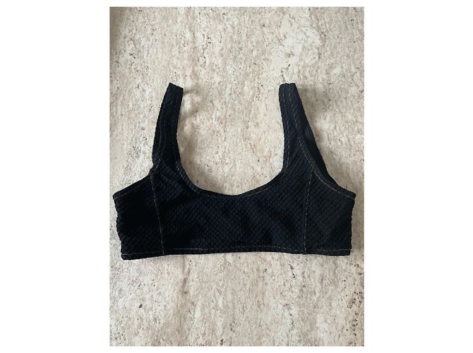 Top de bikini Chanel negro 36 - vista 2