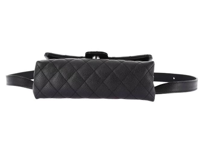 Borsa a cintura Chanel in pelle nera Nero - vista 4