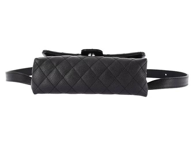 Borsa a cintura Chanel in pelle nera Nero - vista 5