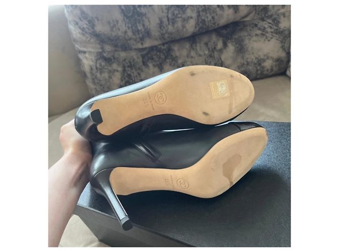 Chanel Stiefeletten 35.5 Schwarz - Ansicht 10
