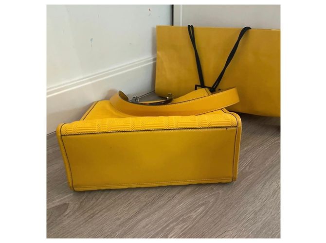 Borsa tote Fendi Sunshine Giallo - vista 9