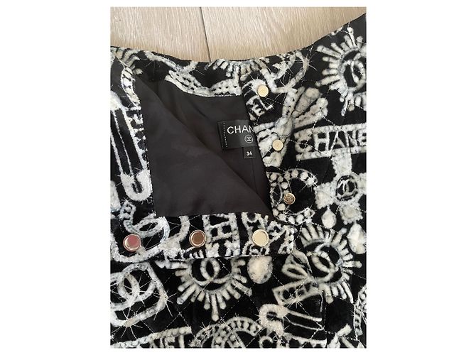 Pantalones de zanahoria Chanel 34 Negro - vista 10