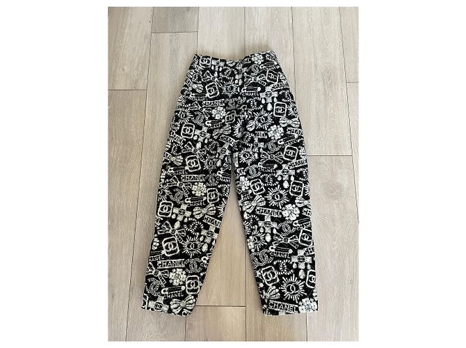 Pantalones de zanahoria Chanel 34 Negro - vista 12