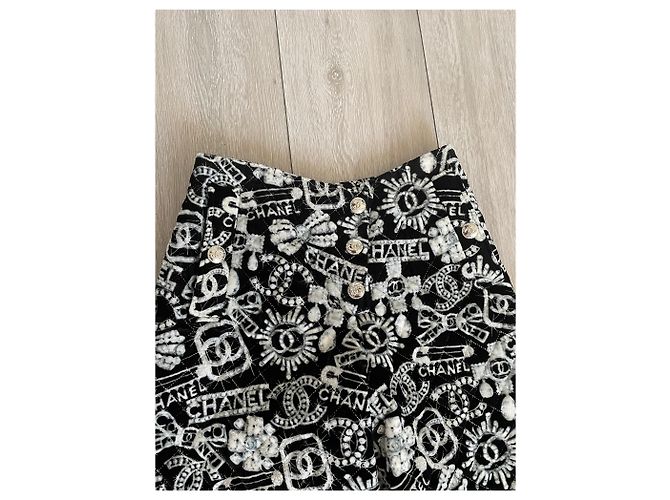 Pantalones de zanahoria Chanel 34 Negro - vista 8