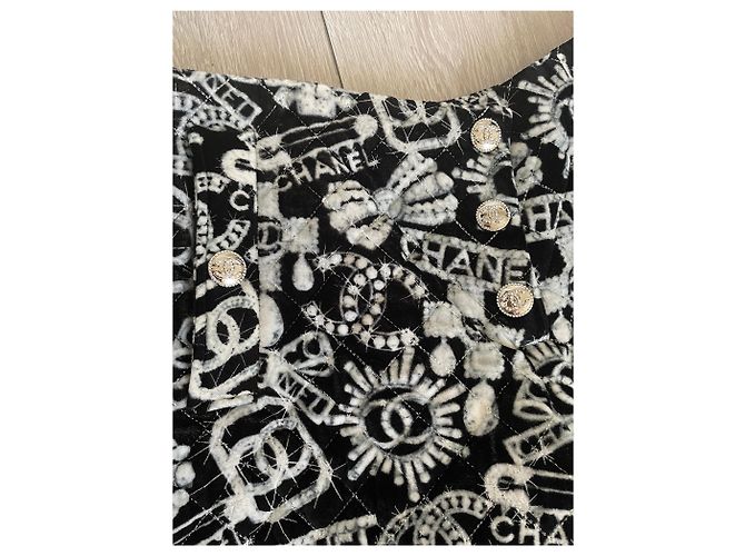 Pantalones de zanahoria Chanel 34 Negro - vista 9
