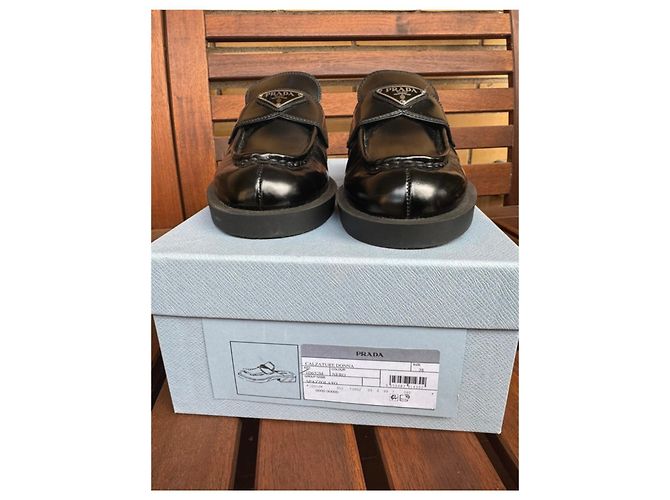 Mocasines de chocolate Prada 38 Negro - vista 5