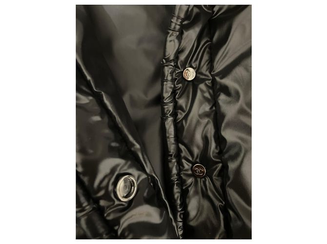 Jaqueta acolchoada Chanel 36 Preto - vista 8