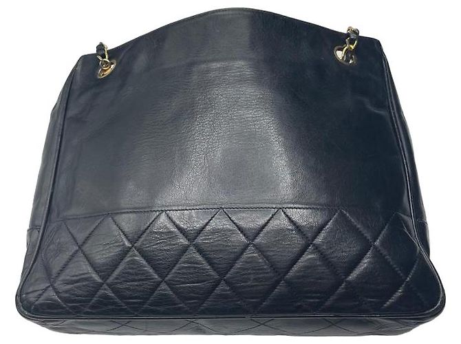 Borsa a mano Chanel in pelle nera Nero - vista 5