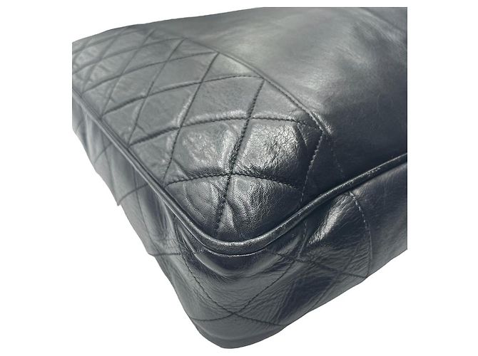 Borsa a mano Chanel in pelle nera Nero - vista 6