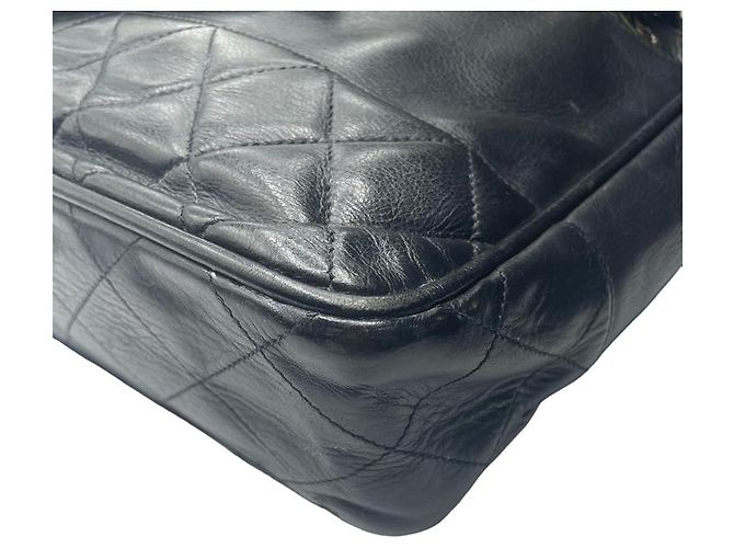 Borsa a mano Chanel in pelle nera Nero - vista 7