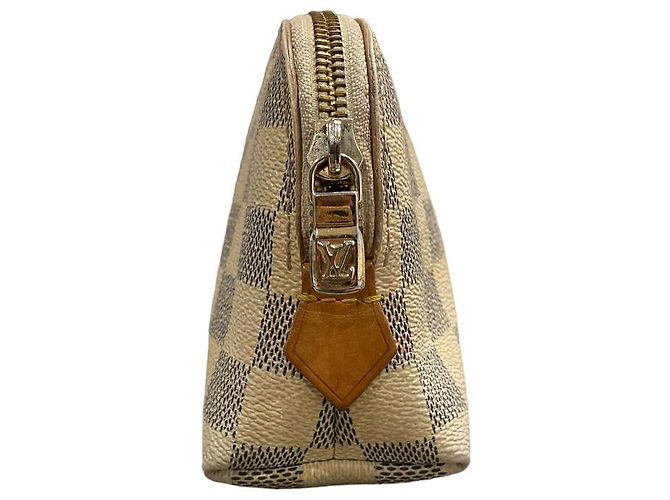 Pochette Damier Azur Louis Vuitton Beige - vista 4