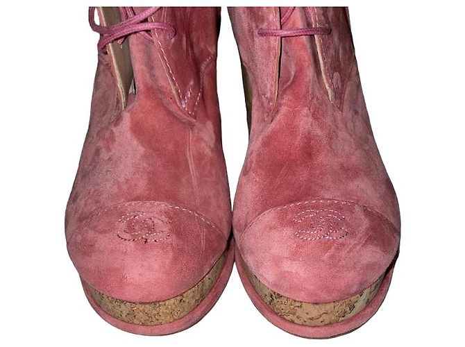 Stivaletti Chanel 40 Rosa - vista 3