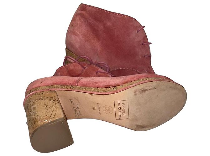 Stivaletti Chanel 40 Rosa - vista 5