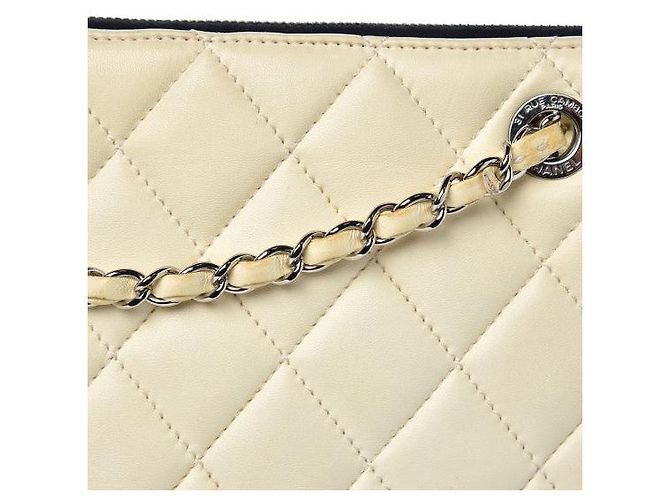 Chanel Vintage Jumbo Timeless Tasche Beige - Ansicht 9