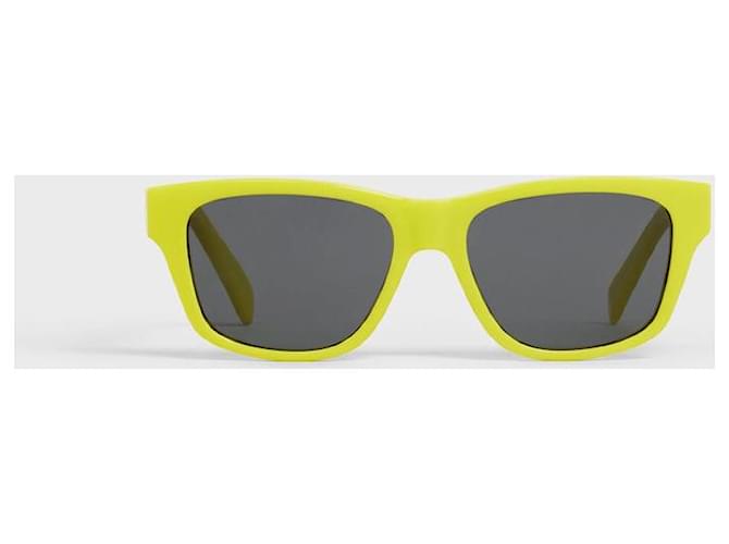 Céline Gafas de sol Celine Monochroms Amarillo - vista 2