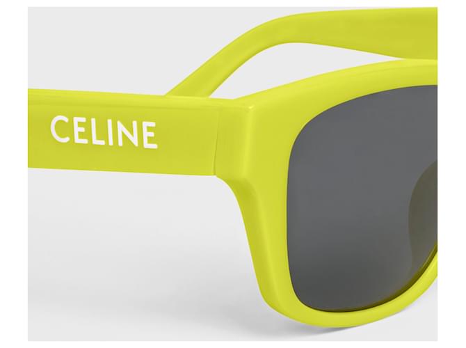 Céline Gafas de sol Celine Monochroms Amarillo - vista 4