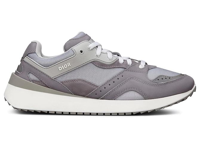 Baskets Dior en daim gris taille 41 - vue 5