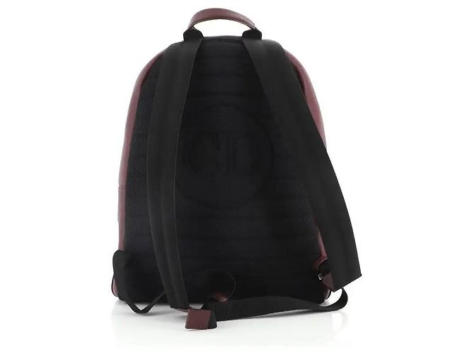 Zaino Dior Rider in pelle bordeaux Bordò - vista 4