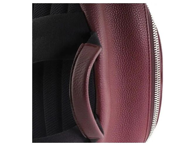 Zaino Dior Rider in pelle bordeaux Bordò - vista 5