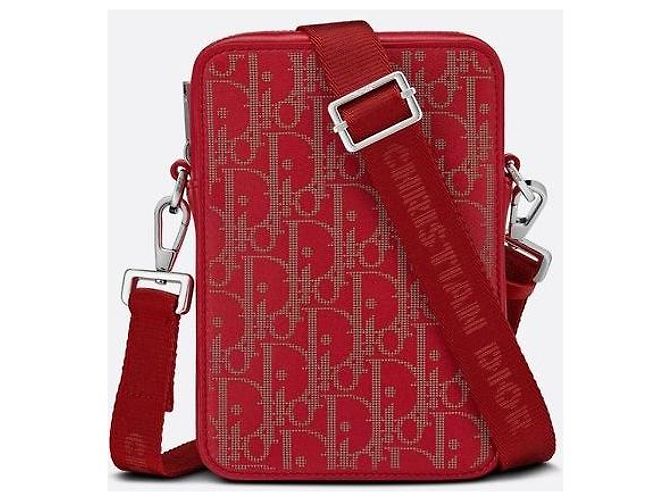 Pochette Messenger Dior Galaxy World Tour Rosso - vista 3