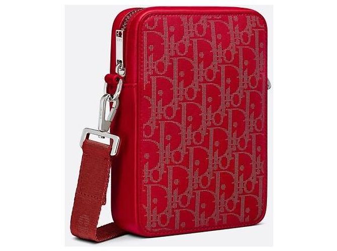 Pochette Messenger Dior Galaxy World Tour Rosso - vista 5