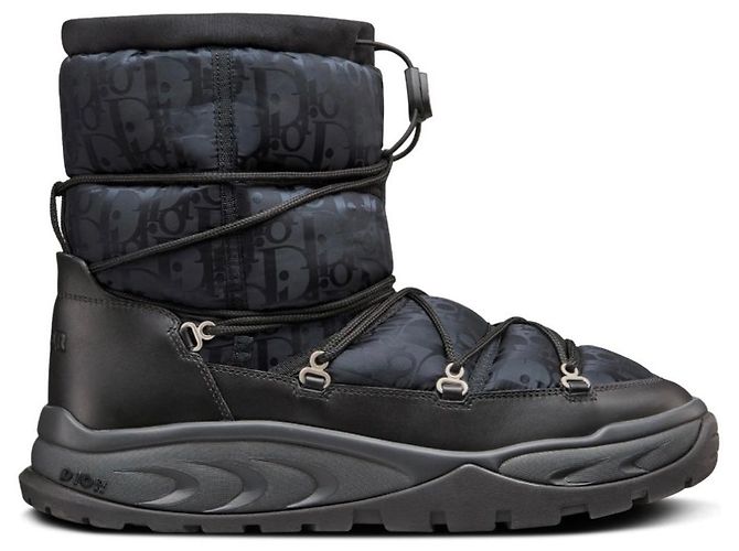 Botas oblicuas Dior 38 Azul marino - vista 3