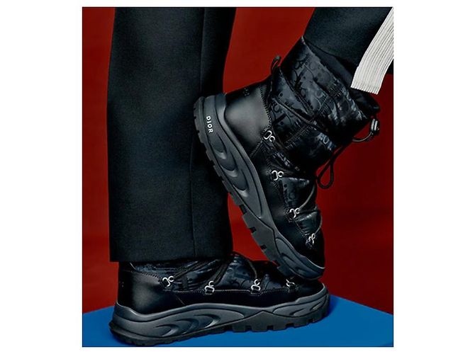 Botas oblicuas Dior 38 Azul marino - vista 7