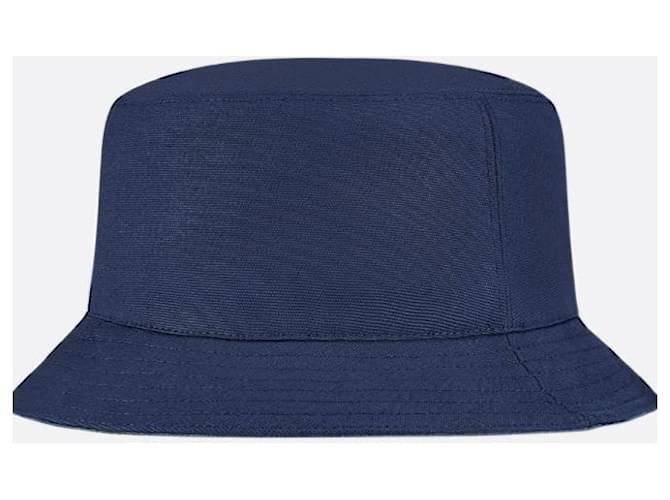 Cappello Bob Christian Dior Blu - vista 3