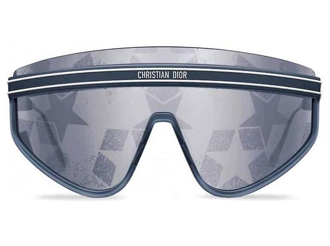 Occhiali da sole Dior DiorClub M2U blu metallo - vista 2