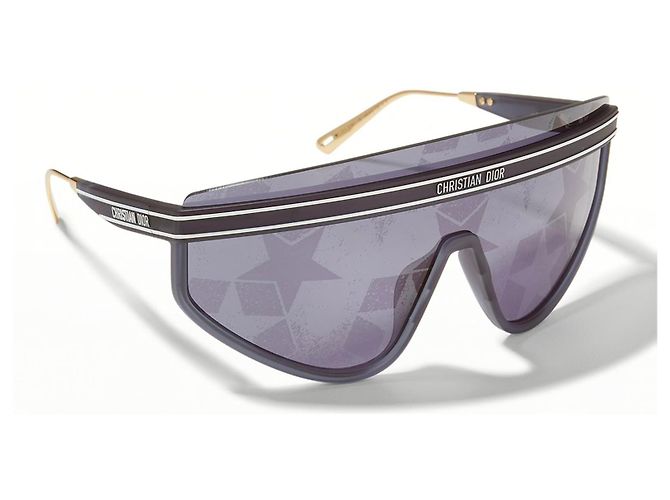 Occhiali da sole Dior DiorClub M2U blu metallo - vista 3