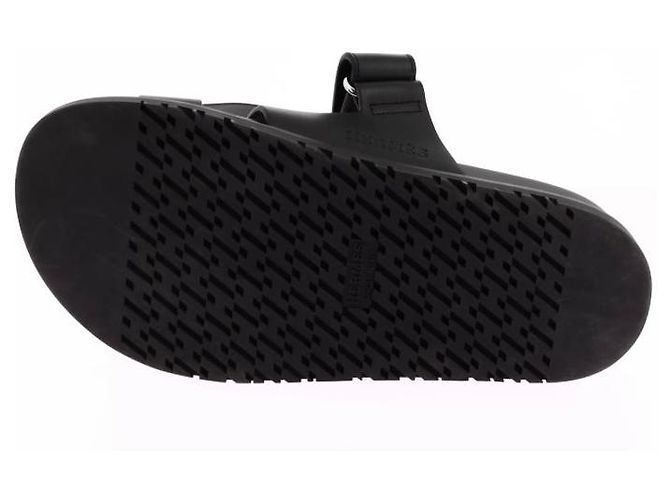 Hermès Zypern Sandalen 37 Schwarz - Ansicht 4