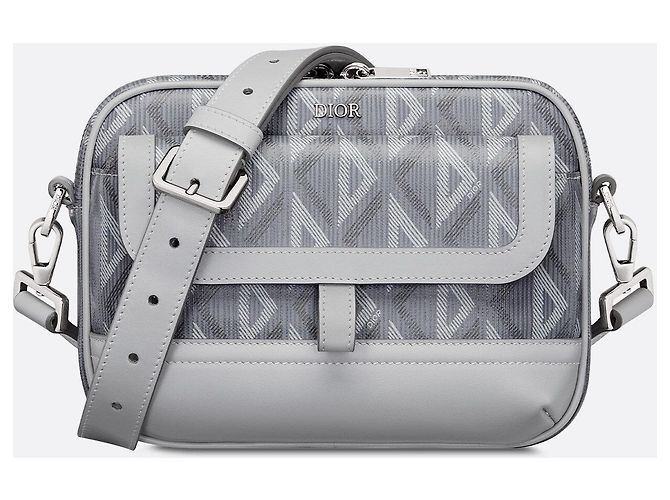 Sac Dior Hit the Road CD Diamond Gris en Cuir - vue 2