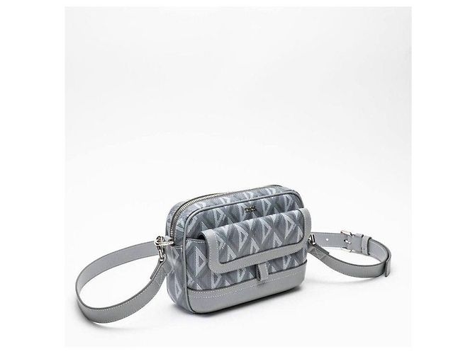 Sac Dior Hit the Road CD Diamond Gris en Cuir - vue 3