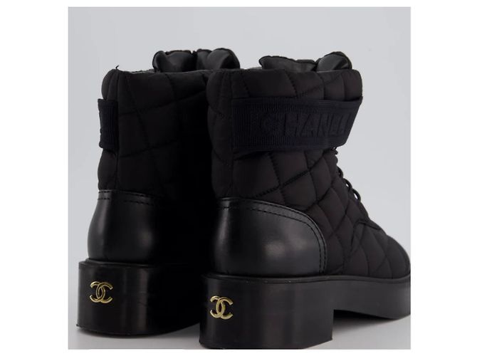 Stivali Chanel Cruise 2023/2024 Nero - vista 2