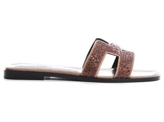 Hermès Oran Mules 37 Pink - Ansicht 2