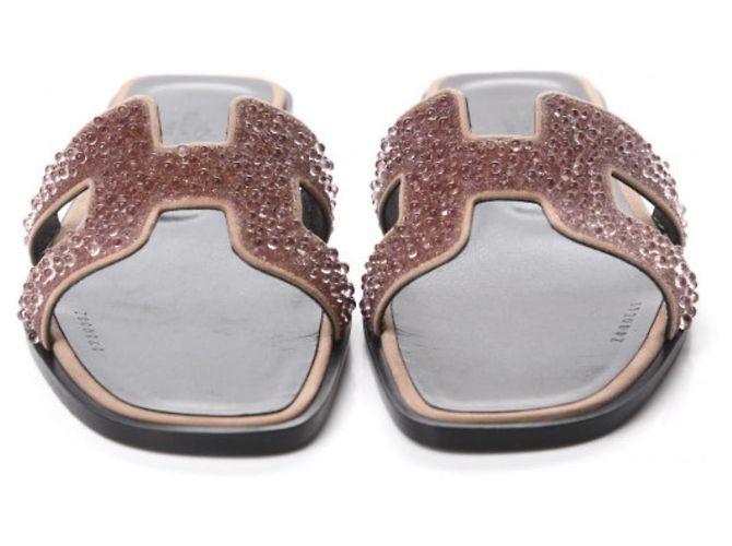 Hermès Oran Mules 37 Pink - Ansicht 3