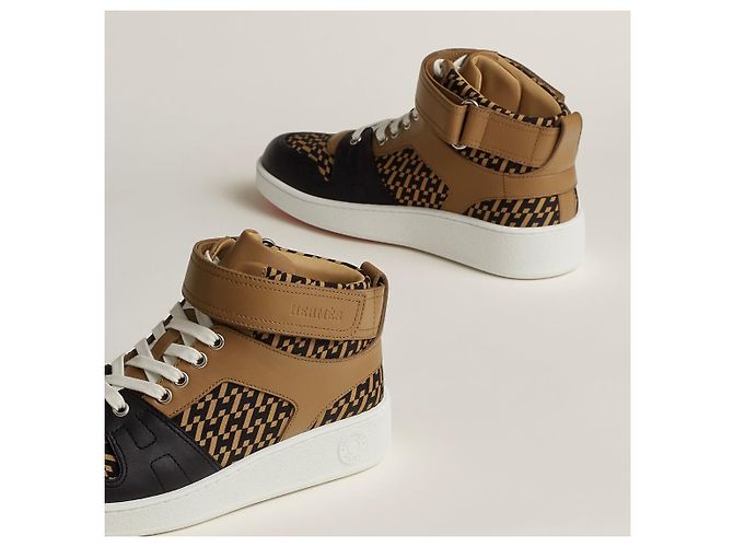 Sneakers Hermès modello Freestyle 40 Nero - vista 5