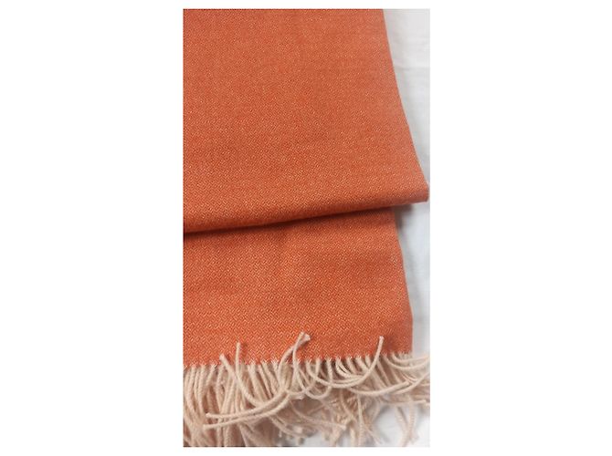 Autre Marque ALEXANDRE TURPAULT Plaid Nomade in baby alpaca arancione - vista 5
