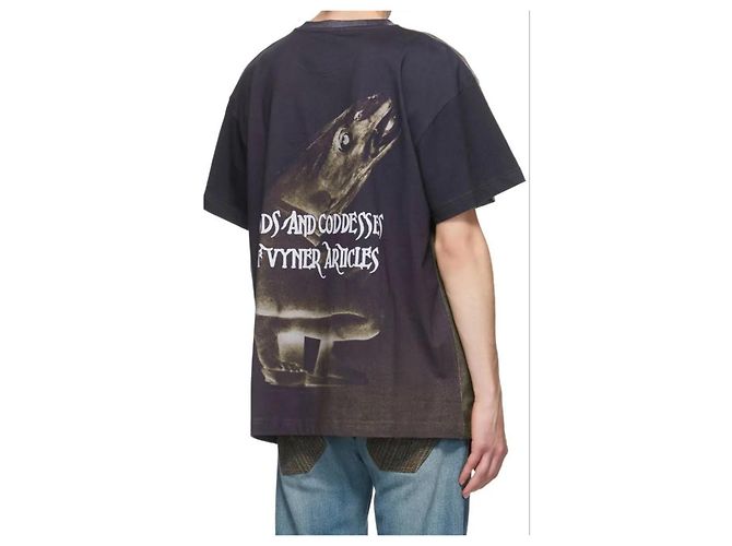 Autre Marque T-shirt Vyner Articles Cod Marrone e Nero Cotone - vista 2